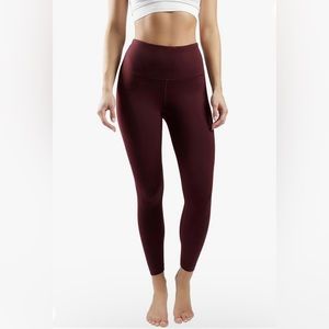 90 Degree By Reflex Ankle Length High Waist Power Flex Leggings, Tummy C…
